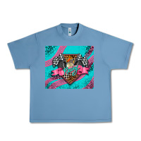 Pebble Blue racing pink Urban Heavy Tee - AdoDesignShop