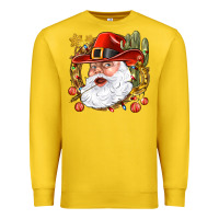 Lemon Cowboy Santa Premium Sweatshirt - NancyCooperArtShop
