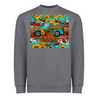Storm western farm life truck sunflowers  mousepad Heavyweight Sweatshirt - HRA Design Shop