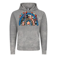 Cloud Rock American rainbow 4th of july Vintage Hoodie - CowGirlArtShop