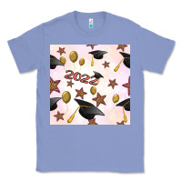Colony Blue 2022 to graduation seamless pattern Classic Tee - BundleAndBundleShop