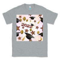 Heather Grey 2022 to graduation seamless pattern Classic Tee - BundleAndBundleShop
