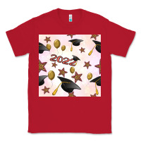 Red 2022 to graduation seamless pattern Classic Tee - BundleAndBundleShop
