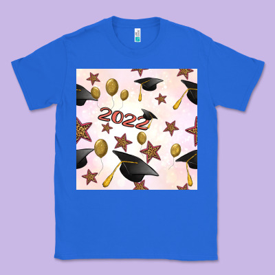 2022 To Graduation Seamless Pattern Classic Tee Designed By Bundleandbundleshop