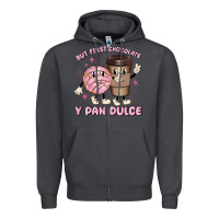 Smoke but first chocolate y pan dulce Zipper Hoodie - MaliasSmallBusiness