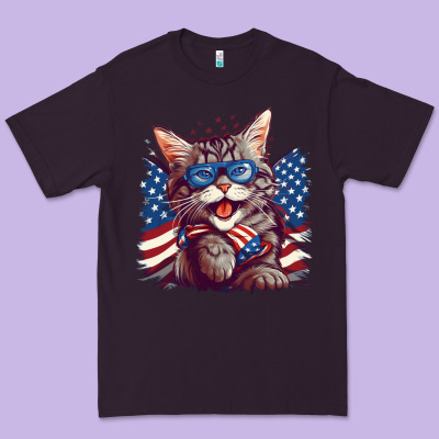 Cat4 Premium Tee Designed By Unal Design