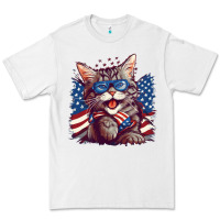 White cat4 Premium Tee - Unal Design