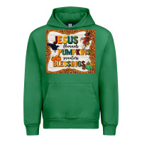 Emerald jesus flannel's pumpkins blessings Urban Hoodie - TumblerDesignByShophia