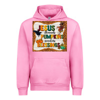 Fuchsia Pink jesus flannel's pumpkins blessings Urban Hoodie - TumblerDesignByShophia