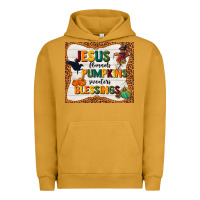 Pigment Peanut Butter jesus flannel's pumpkins blessings Urban Hoodie - TumblerDesignByShophia