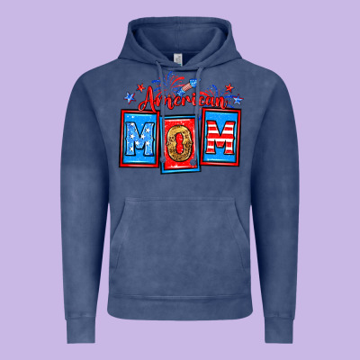 American Mom Vintage Hoodie Designed By Neo Western