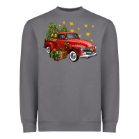 Storm christmas truck Heavyweight Sweatshirt - FaDigitalArtStudio
