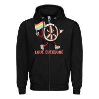 Black love everyone Zipper Hoodie - MaliasSmallBusiness
