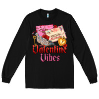 Black valentine vibes Long Sleeve Tee - AdoDesignShop