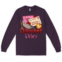 Plum valentine vibes Long Sleeve Tee - AdoDesignShop