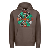 Coffee western windmill Premium Hoodie - Jasminsmagicworld