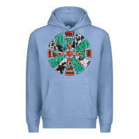 Colony Blue western windmill Premium Hoodie - Jasminsmagicworld