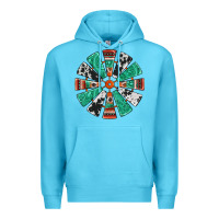 Ocean Blue western windmill Premium Hoodie - Jasminsmagicworld