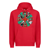 Red western windmill Premium Hoodie - Jasminsmagicworld
