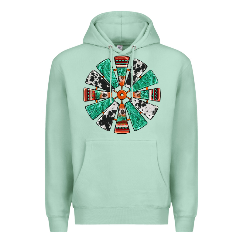 Western Windmill Premium Hoodie by Jasminsmagicworld | Teevron