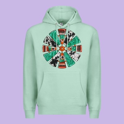 Western Windmill Premium Hoodie Designed By Jasminsmagicworld