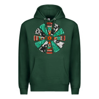 Sports Green western windmill Premium Hoodie - Jasminsmagicworld