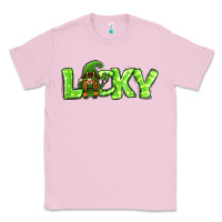 Bubblegum Pink St Patricks Day Lucky Gnome Classic Tee - Jasminsmagicworld