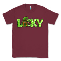 Burgundy St Patricks Day Lucky Gnome Classic Tee - Jasminsmagicworld