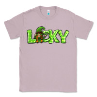 Lilac St Patricks Day Lucky Gnome Classic Tee - Jasminsmagicworld