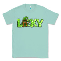 Seafoam St Patricks Day Lucky Gnome Classic Tee - Jasminsmagicworld