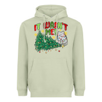 Matcha it wasn't me! christmas cat Heavyweight Hoodie - MaliasSmallBusiness