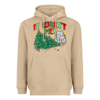 Mushroom it wasn't me! christmas cat Heavyweight Hoodie - MaliasSmallBusiness