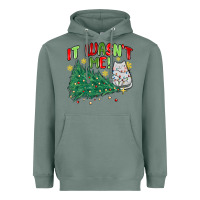 Sage it wasn't me! christmas cat Heavyweight Hoodie - MaliasSmallBusiness