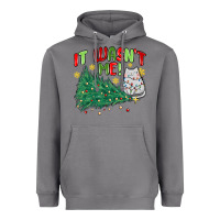 Storm it wasn't me! christmas cat Heavyweight Hoodie - MaliasSmallBusiness