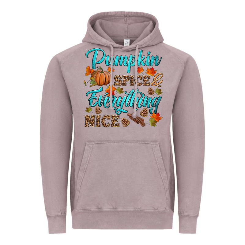Pumpkin Spice Everything Nice Vintage Hoodie by HRA Design Shop | Teevron