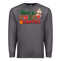 Charcoal Heather Have a sweet Christmas Premium Sweatshirt - NancyCooperArtShop