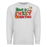 Dove Grey Have a sweet Christmas Premium Sweatshirt - NancyCooperArtShop