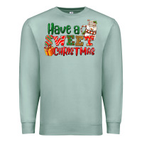 Seafoam Have a sweet Christmas Premium Sweatshirt - NancyCooperArtShop