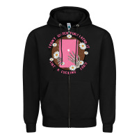 Black i don't watch prn i read it like a fucking lady Zipper Hoodie - MaliasSmallBusiness