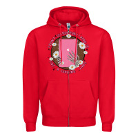 Red i don't watch prn i read it like a fucking lady Zipper Hoodie - MaliasSmallBusiness