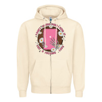 Sandshell i don't watch prn i read it like a fucking lady Zipper Hoodie - MaliasSmallBusiness