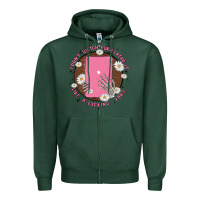 Sports Green i don't watch prn i read it like a fucking lady Zipper Hoodie - MaliasSmallBusiness