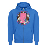 True Royal i don't watch prn i read it like a fucking lady Zipper Hoodie - MaliasSmallBusiness