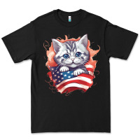 Black cat6 Premium Tee - Unal Design