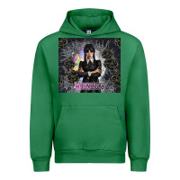 Emerald gothic girl with black rose Urban Hoodie - TumblerDesignByShophia