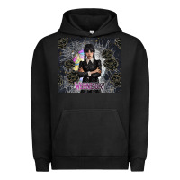 Pigment Black gothic girl with black rose Urban Hoodie - TumblerDesignByShophia