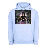 Pigment Grape Ice gothic girl with black rose Urban Hoodie - TumblerDesignByShophia