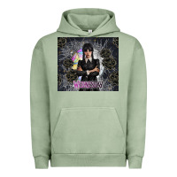 Pigment Oil Green gothic girl with black rose Urban Hoodie - TumblerDesignByShophia