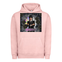 Pigment Salmon gothic girl with black rose Urban Hoodie - TumblerDesignByShophia