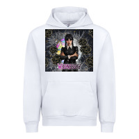 White gothic girl with black rose Urban Hoodie - TumblerDesignByShophia